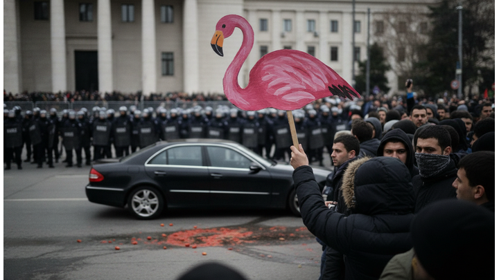Албания: 101-й день столкновений из-за туристического курорта семьи Трампа – Инциденты у здания парламента