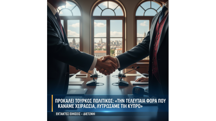 Турецкий политик провоцирует: «В последний раз, когда мы пожали руки, мы освободили Кипр»