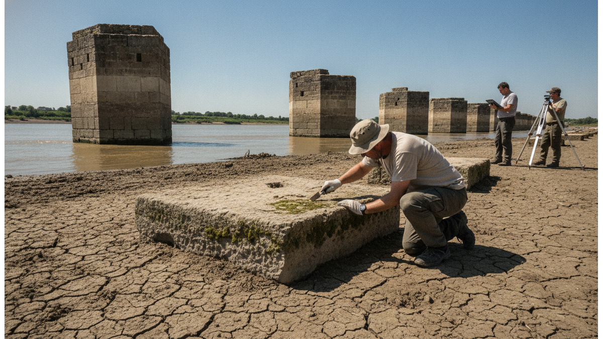 Drought in Europe triggers energy crisis and reveals ancient history