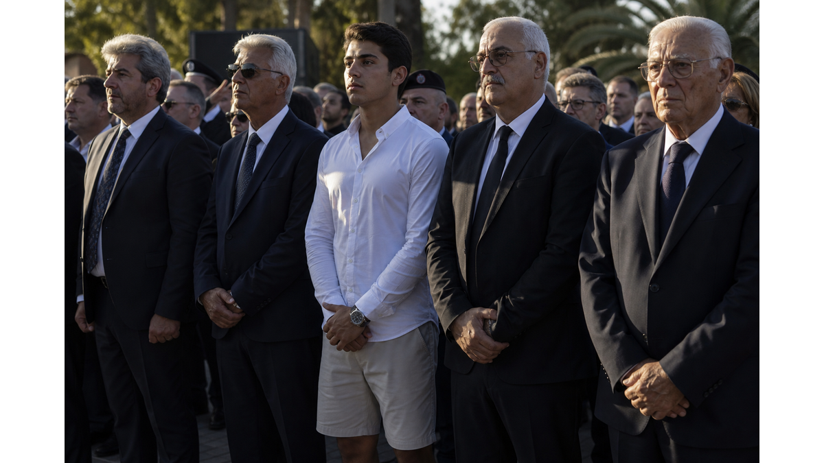 Public criticism over Fidias Panayiotou’s attire at Isaac-Solomou memorial