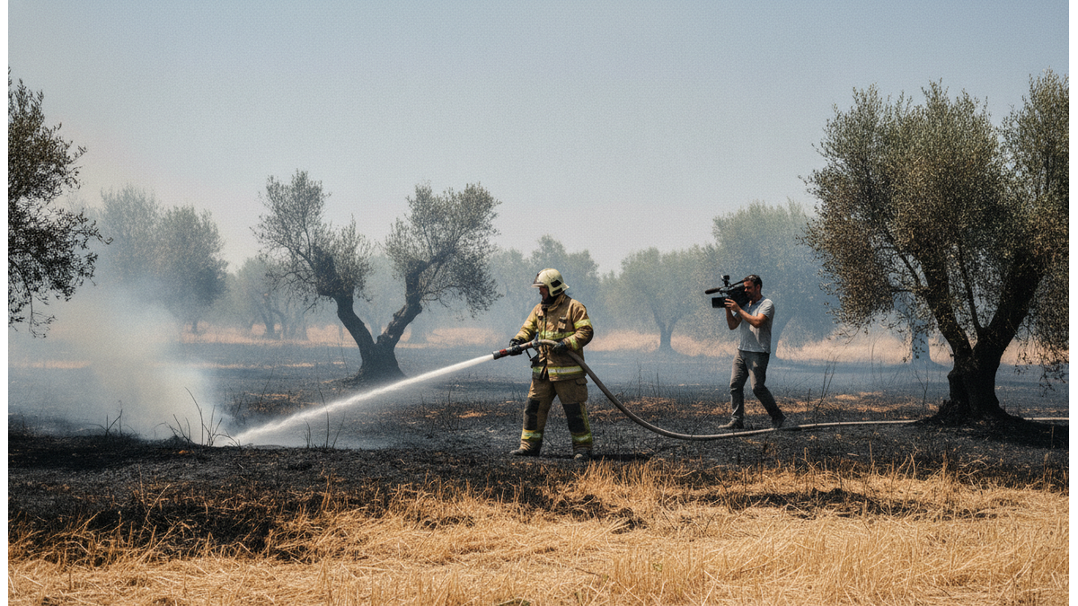 Forest fire contained in Trypimeni