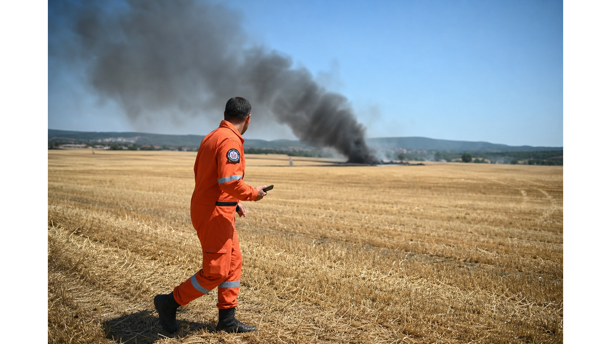 Turkish military F-16 crashes in Yalova province