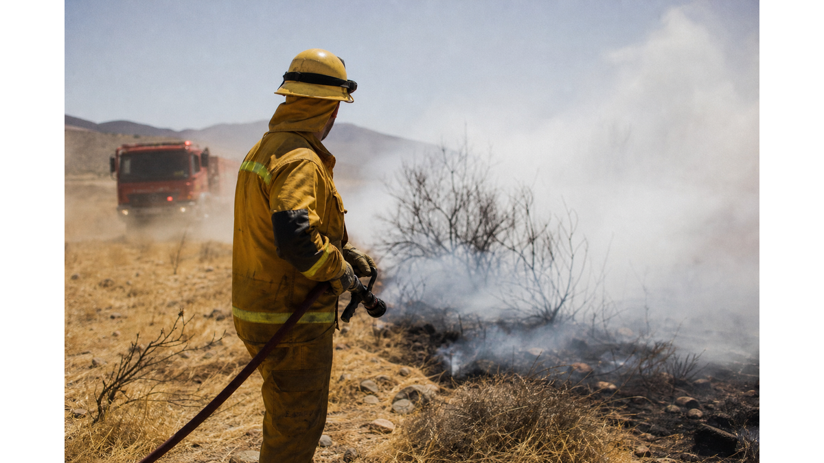 Alarm at the break of dawn: Fire broke out in Nicosia province with immediate response (images)