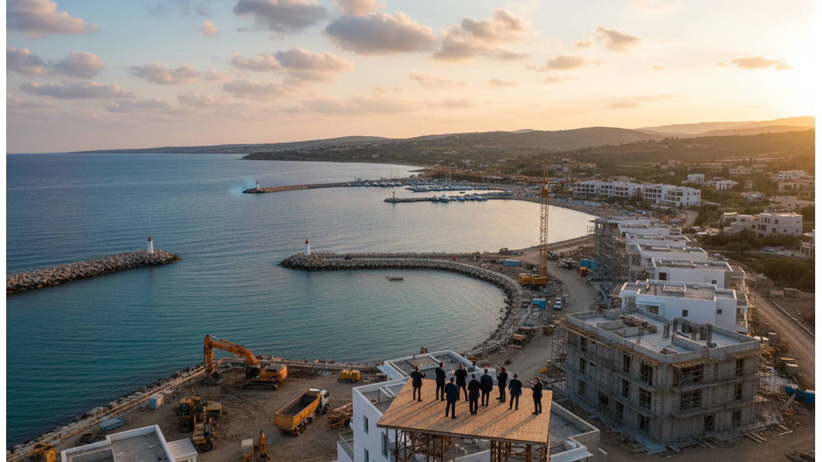 Παραμένει εντός χρονοδιαγράμματος το έργο της μαρίνας της Πάφου για τον Ιανουάριο του 2027