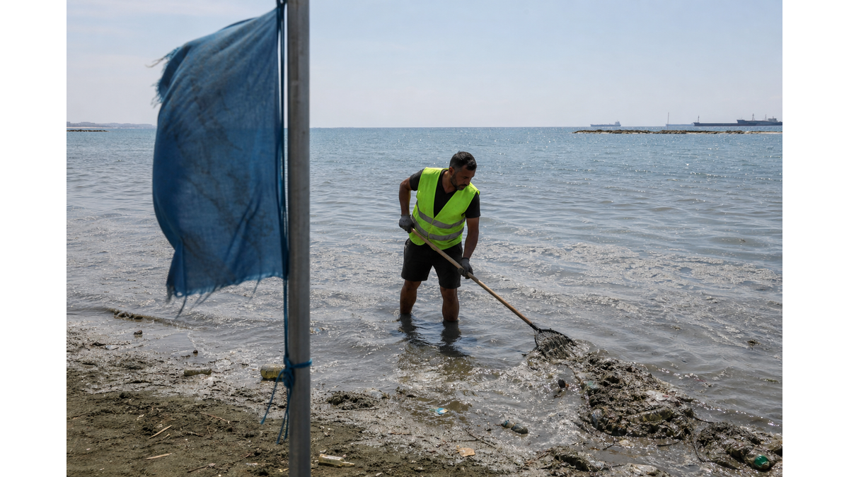Public concern over water pollution at Limassol old port pier