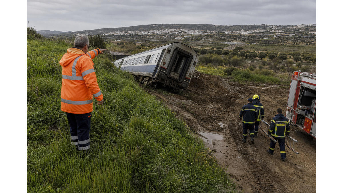 Southern train derails near Lewes in East Sussex