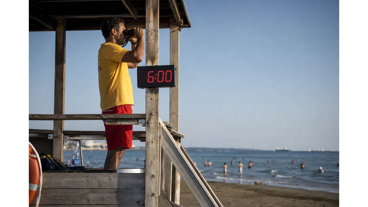 President of the Cyprus Lifesaving Federation: It is a crime to close lifeguard towers at 18:00
