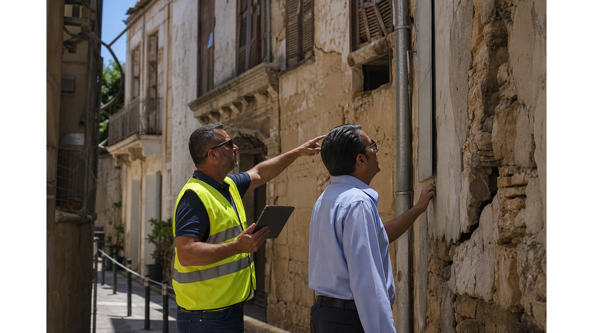 Nicosia DLGO awaits funding for hazardous building repairs