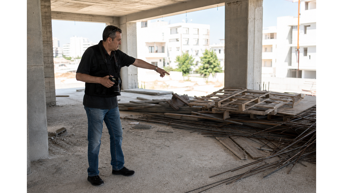 Police search for two suspects following a stabbing incident in Zakaki, Limassol