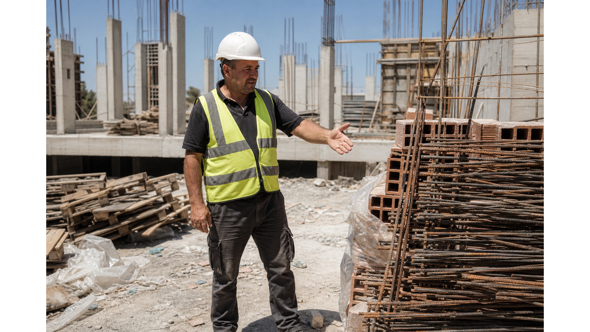 Construction material prices in Cyprus rose in July 2026