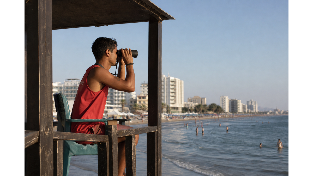 Cypriot interior minister addresses lifeguard shortages in Voroklini