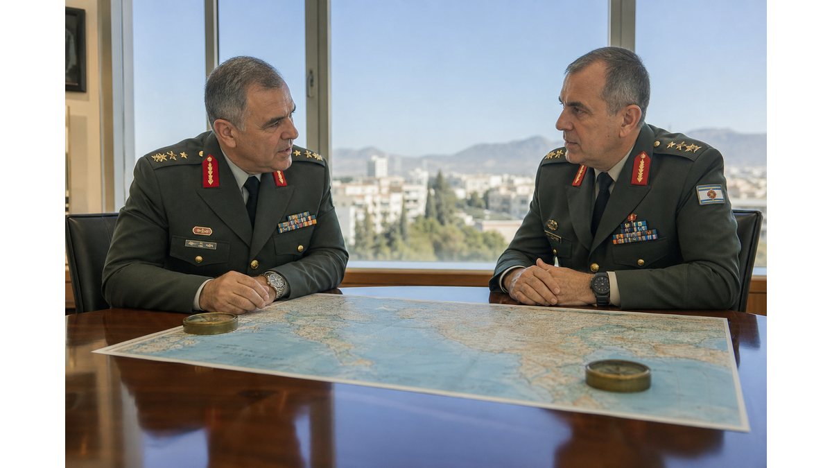 Cyprus and Greece military leadership hold security discussions