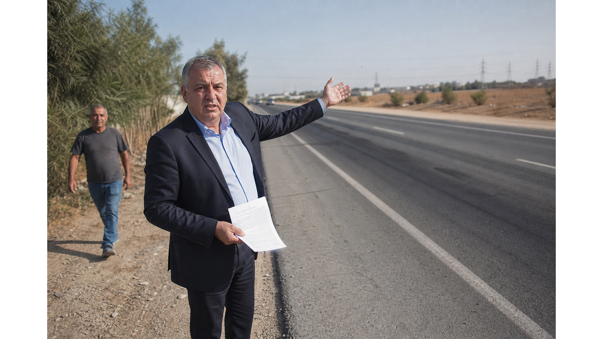 Safety concerns regarding pedestrian traffic on the old Nicosia-Limassol road