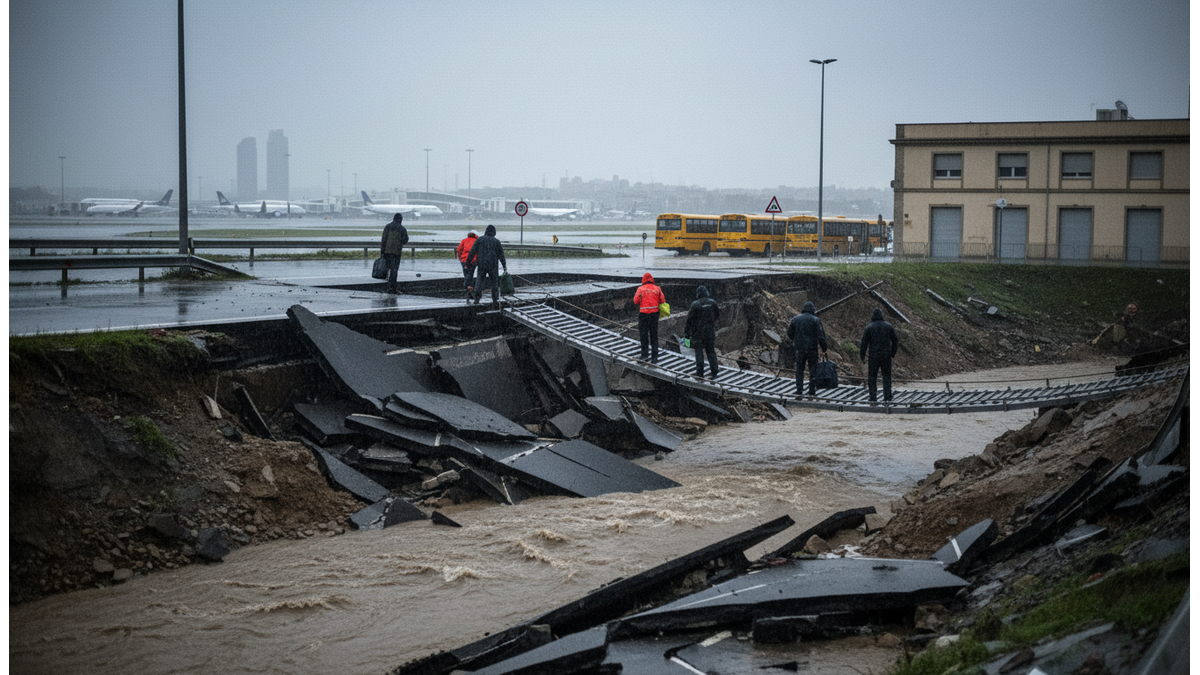 Heavy rains cause injuries and evacuations in northeastern Spain