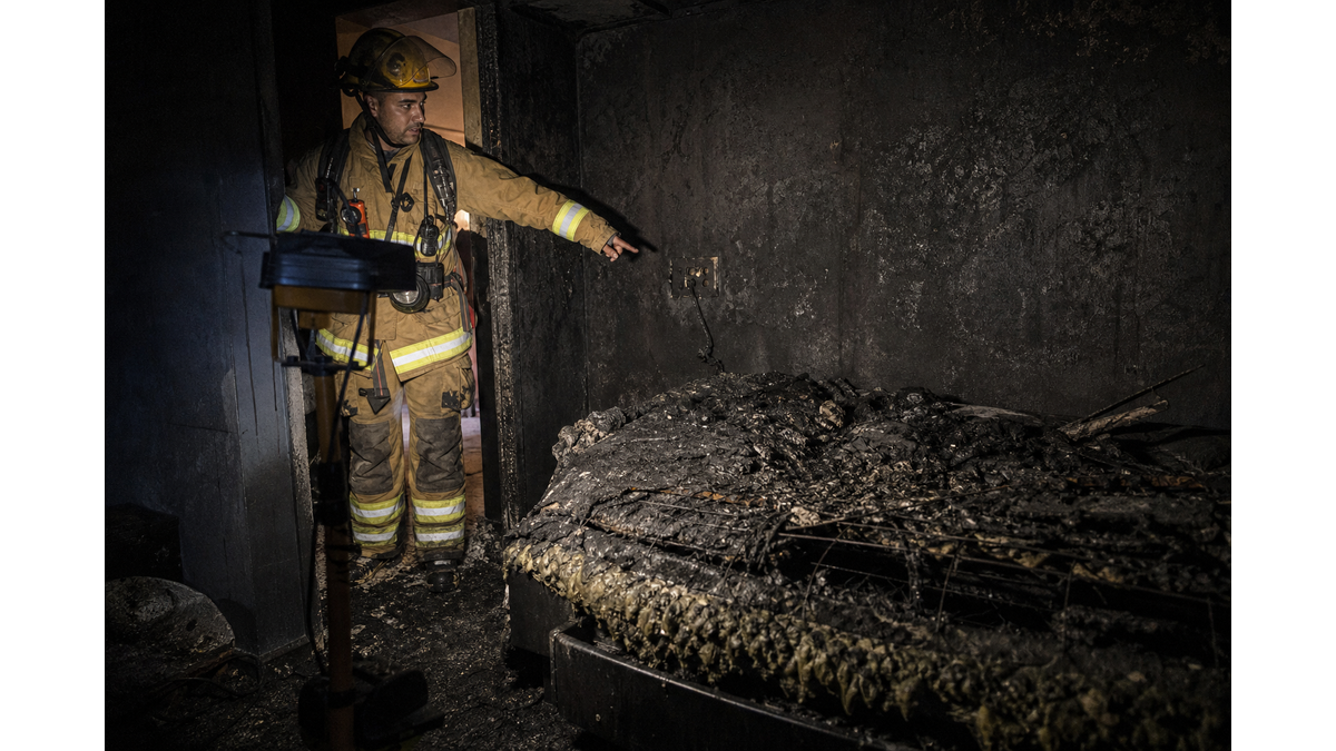 Fire breaks out in Deryneia residence due to mobile phone charger