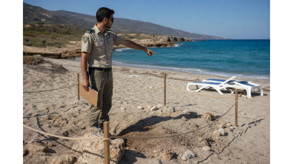 Illegal beach equipment in Lara sparks controversy over turtle habitat protection