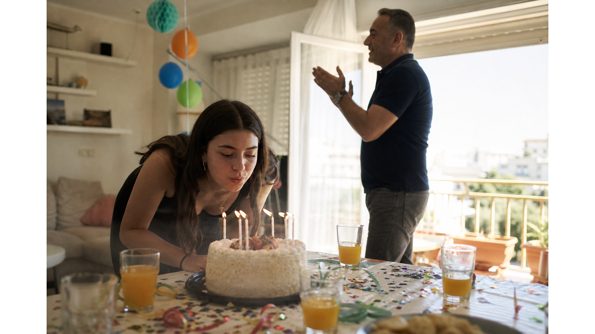 Thanos Petrelis celebrates his daughter's 20th birthday