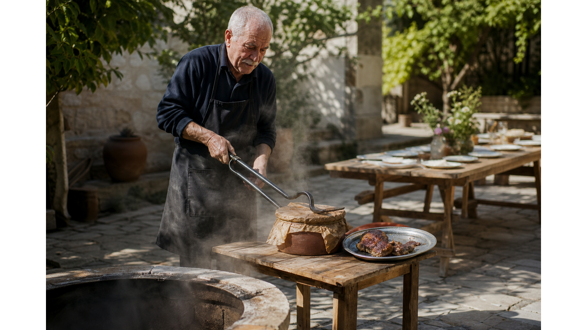 Taverna Koutsonikolia in Kalo Chorio preserves Karpasian culinary traditions