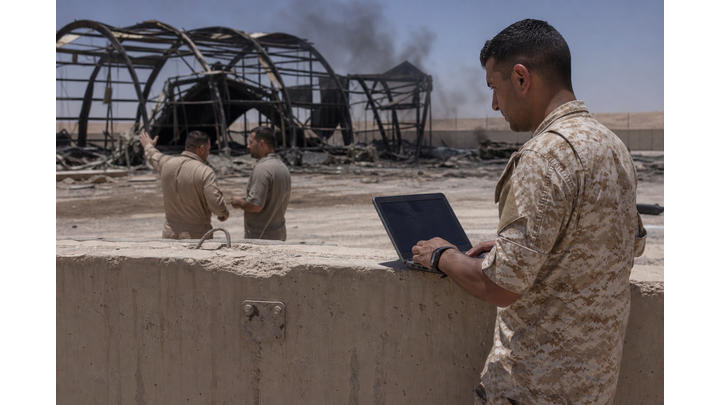 Escalating conflict between U.S. and Iran following strikes at Larak Island