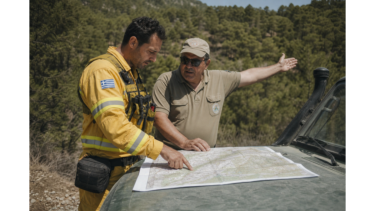Greek firefighting team arrives in Cyprus for the Prepositioning 2026 program