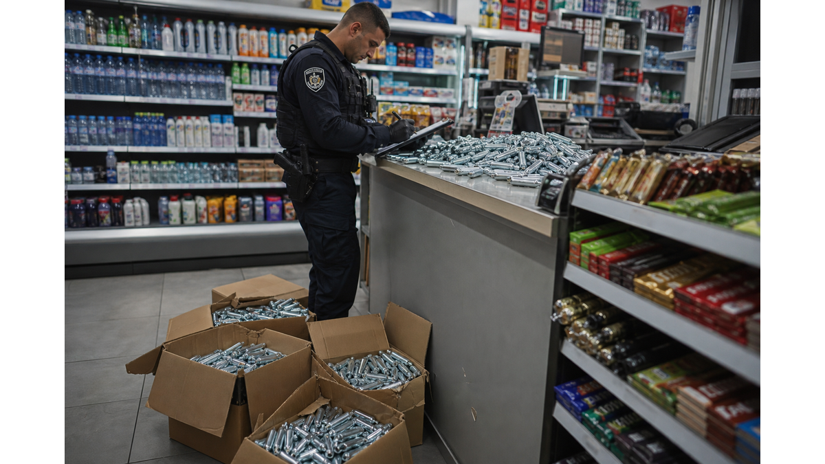 Police seize nitrous oxide and cocaine in Ayia Napa raids