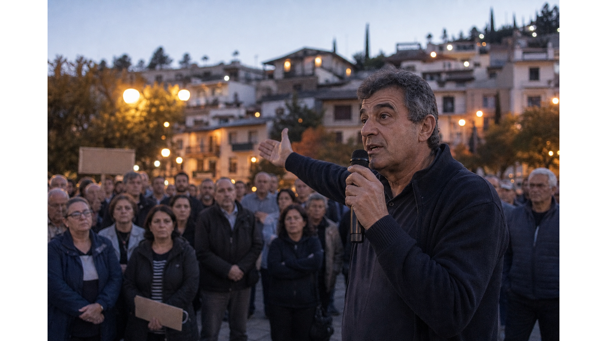 Residents of Peyia protest against new local urban plan