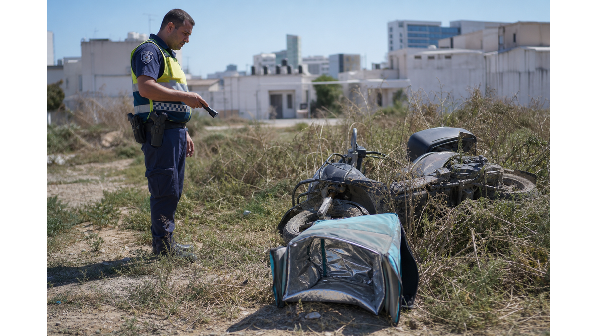 Food delivery driver robbed in Limassol