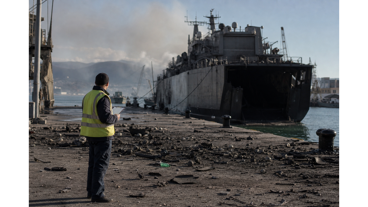Massive Ukrainian drone attack hits Novorossiysk following US-Russia diplomatic dialogue