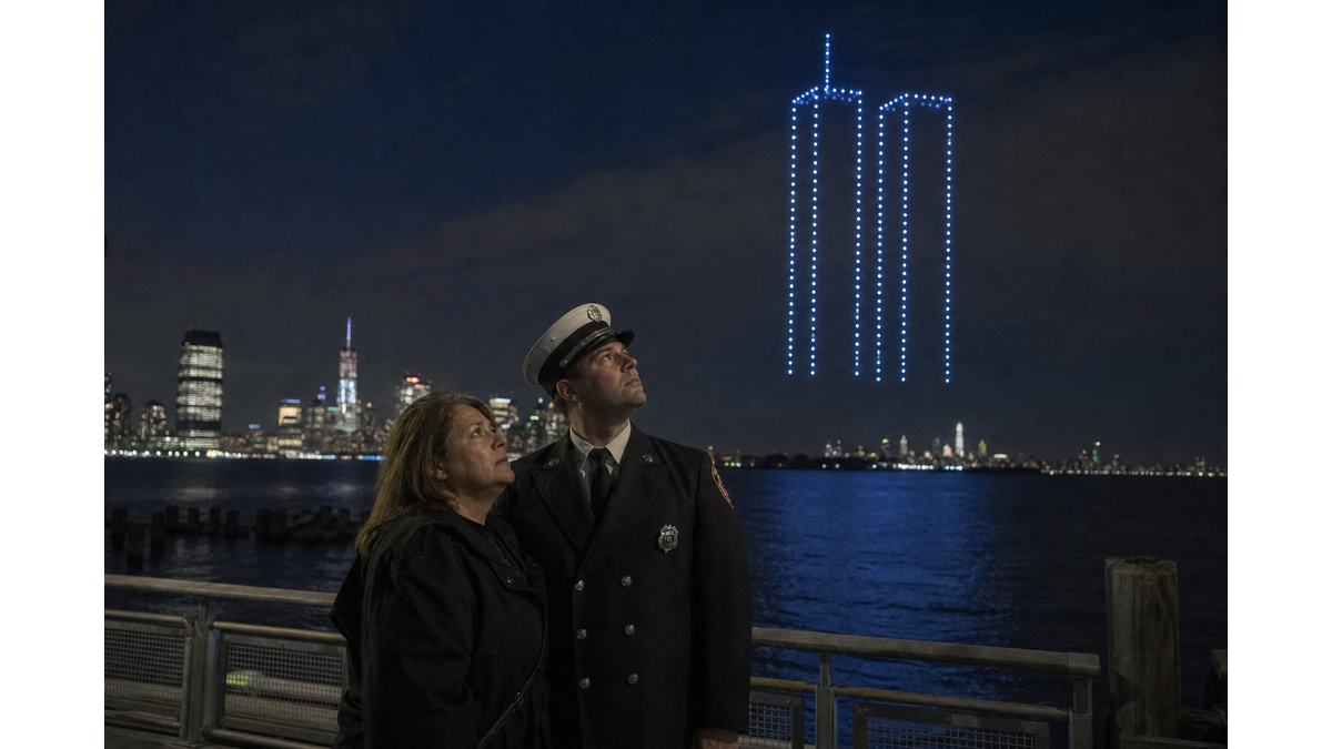 Drone tribute marks 25th anniversary of 9/11 in New York