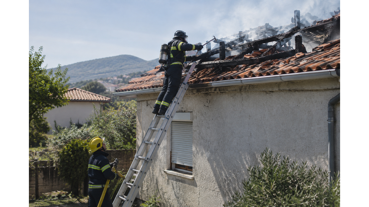 Fire damages residence in Livadia, Larnaca