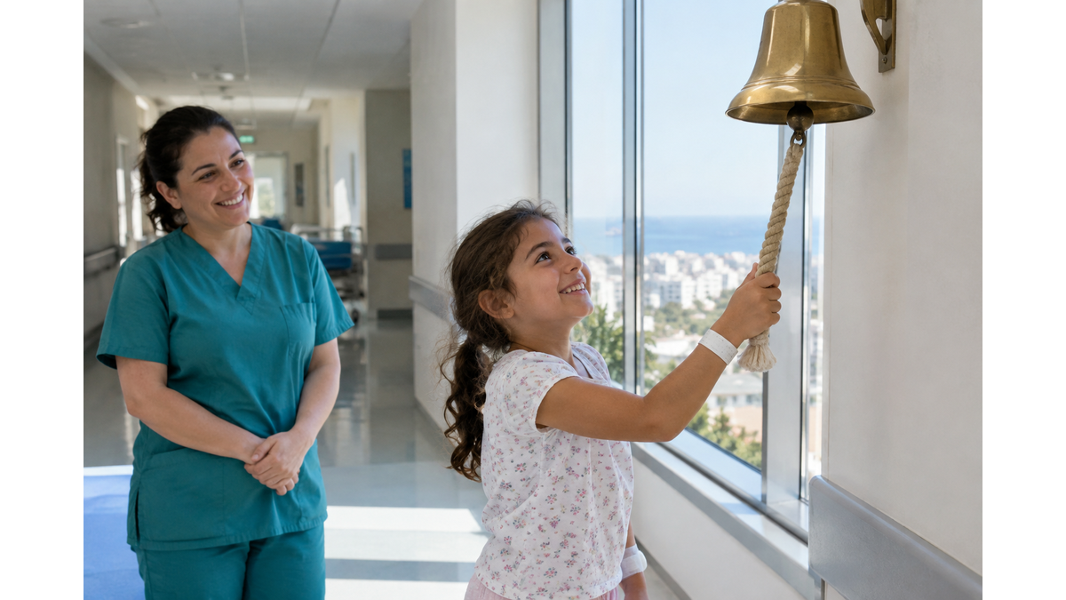 Young Panagiota successfully undergoes transplant in Germany