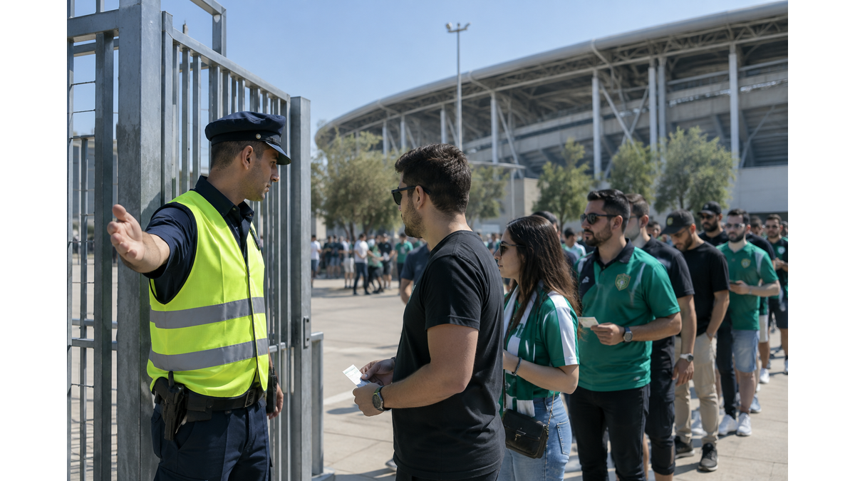 Police implement strict security measures for the Apollon vs. APOEL football match