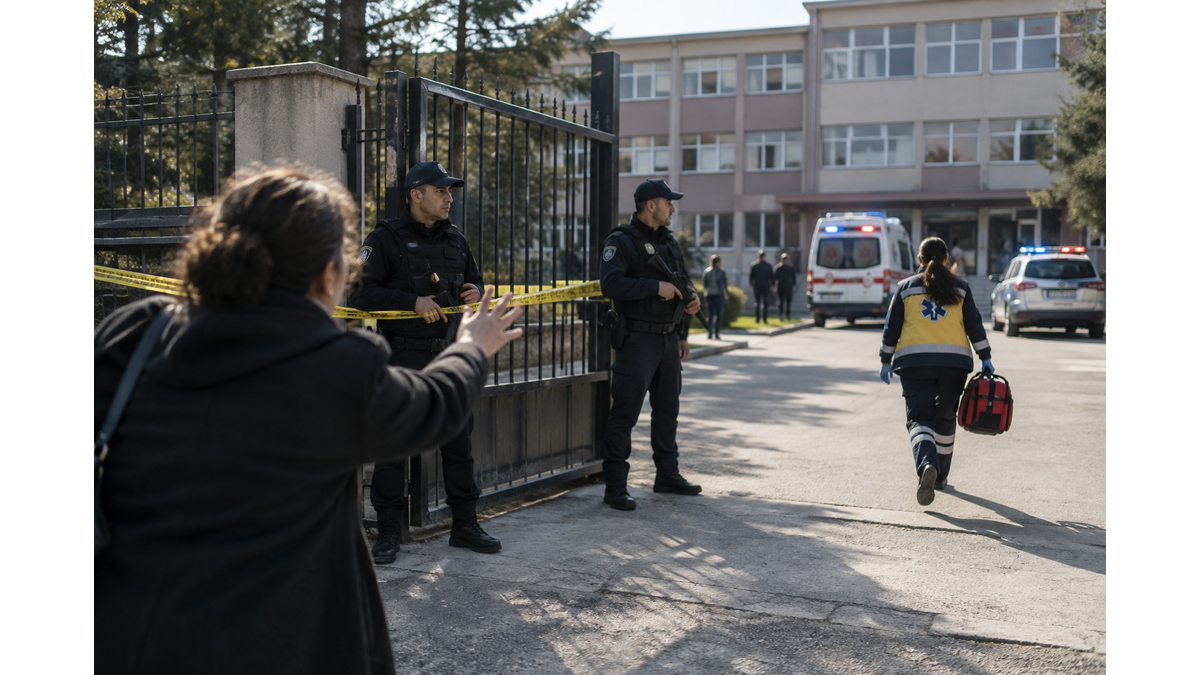 Shooting incident at high school in Turgutlu, Turkey