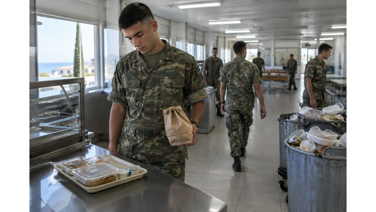 Audit report reveals inefficiencies in Cyprus National Guard catering