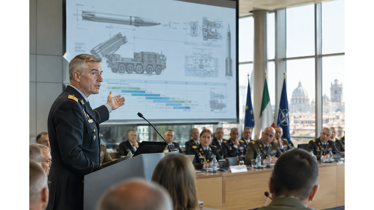 Cyprus National Guard Chief attends European defense conference in Rome