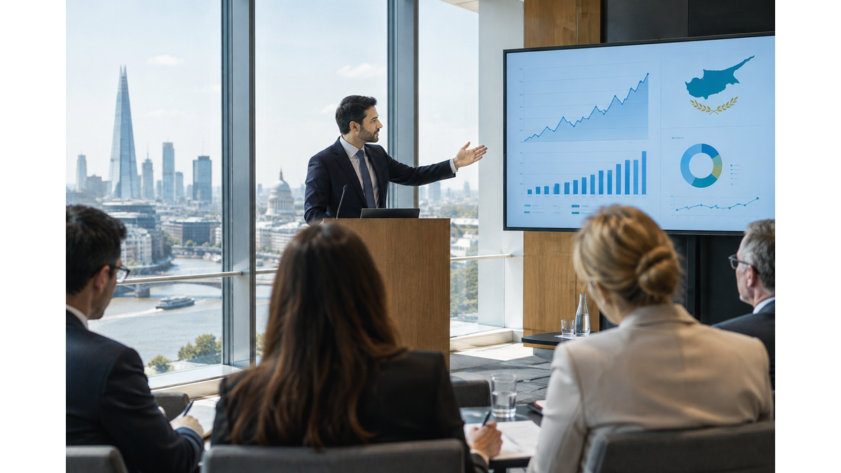 Invest Cyprus promotes island as hub for international financial services in London
