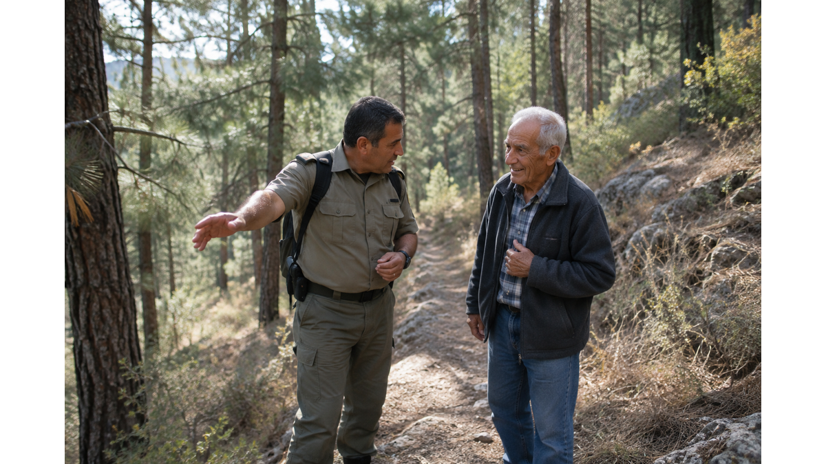 Elderly man safely located in Machairas National Forest Park