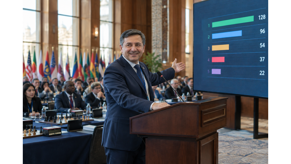 Timur Turlov elected president of the International Chess Federation