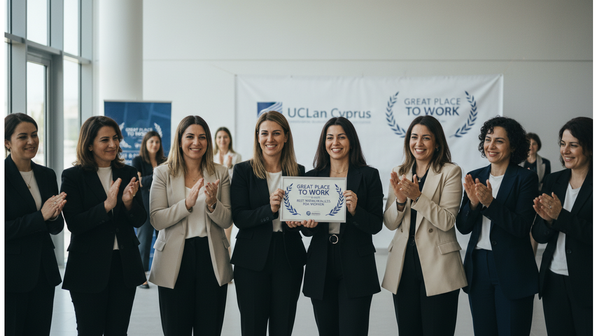 UCLan Cyprus recognized as a top small and medium workplace in Europe for 2026