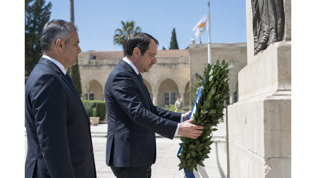 Στη Λευκωσία ο Δένδιας για την παρέλαση της 1ης Οκτωβρίου