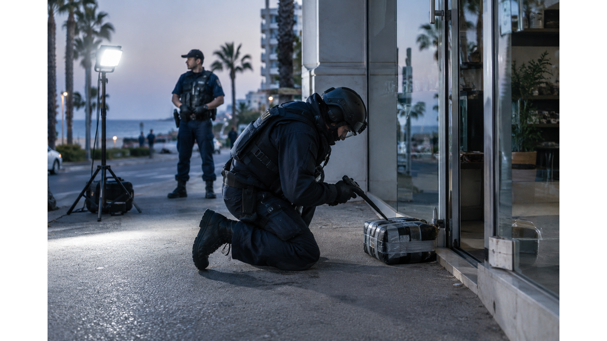 Unexploded explosive device found at telecommunications building in Limassol