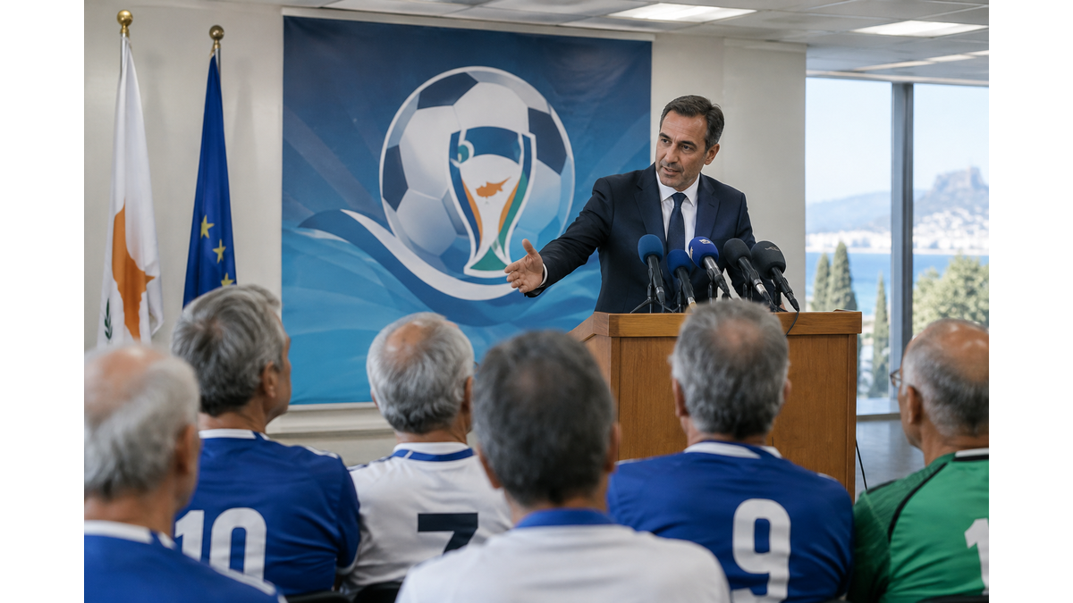 Health Minister promotes drug prevention through veteran football tournament