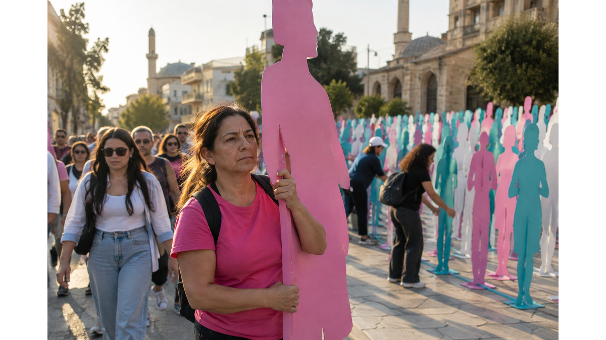 Thousands participate in the 22nd Pink Figures March in Cyprus