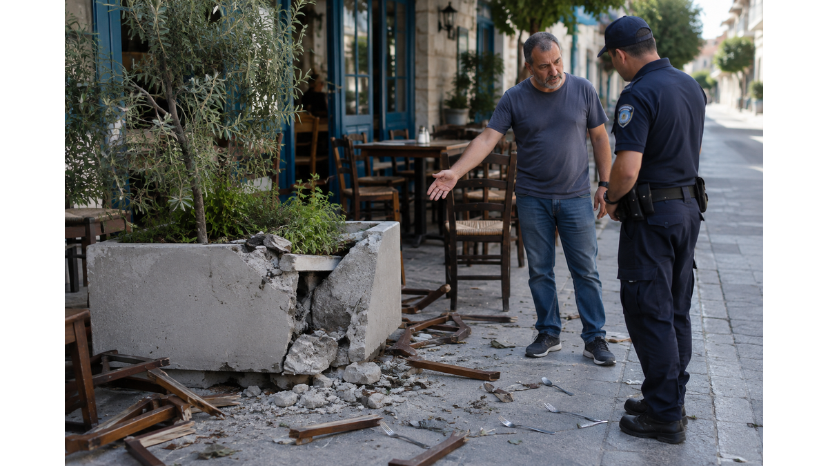 Drunk driver crashes into restaurant in Thessaloniki