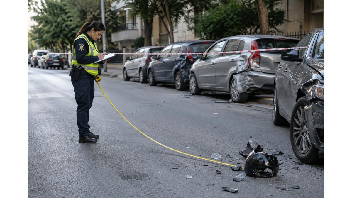 Fatal traffic accident in Pagrati leaves one motorcyclist dead