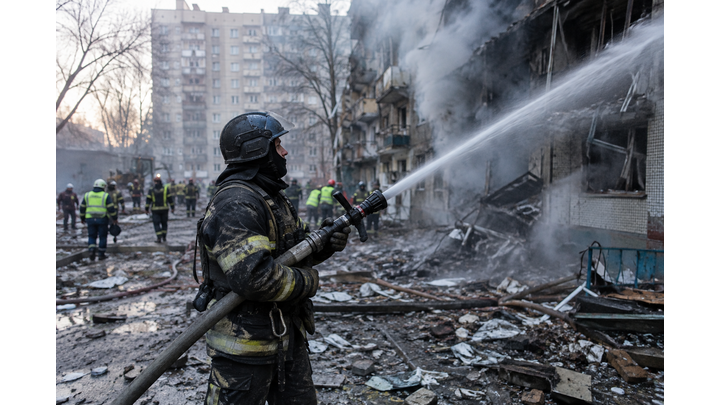 Escalation in Russia-Ukraine conflict results in civilian casualties and energy infrastructure damage