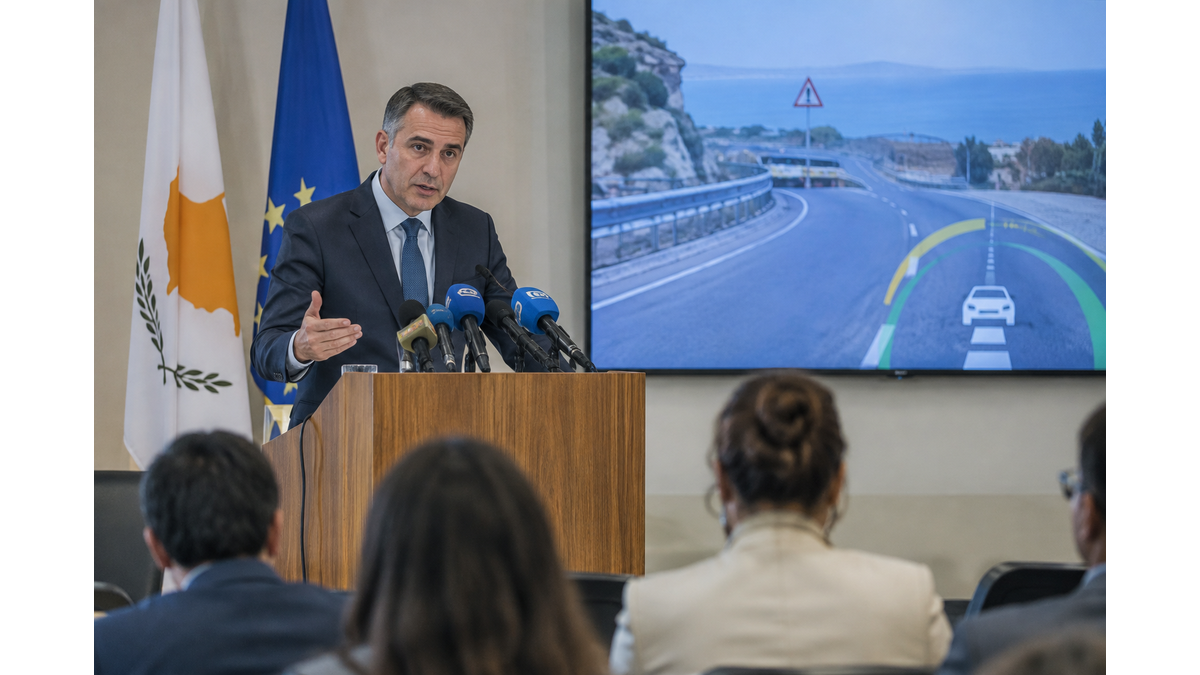 Cyprus Minister of Justice addresses Road Safety Week