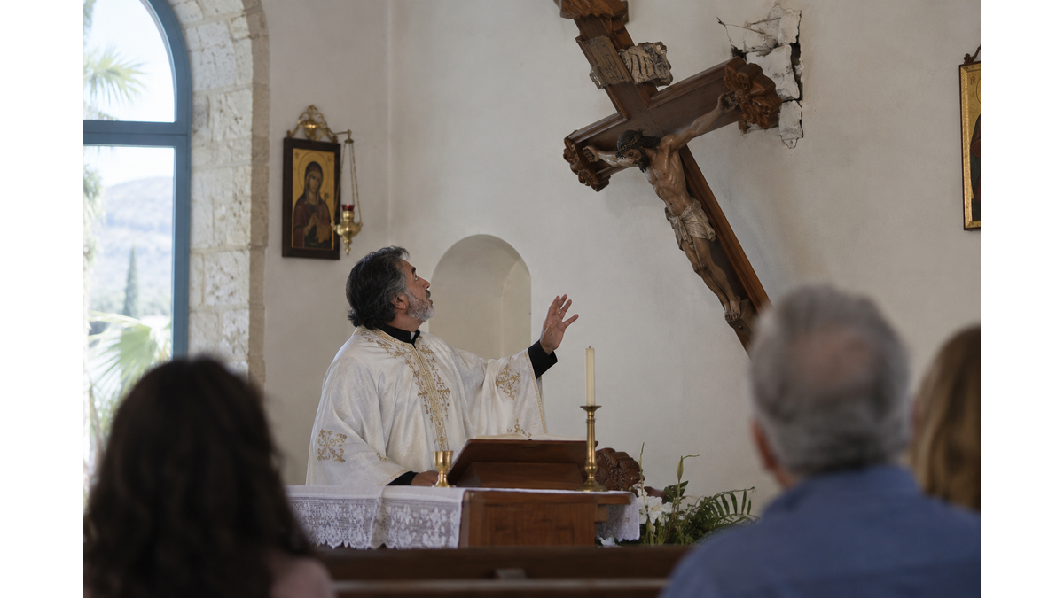 Priest killed by falling crucifix during church service in Ecuador