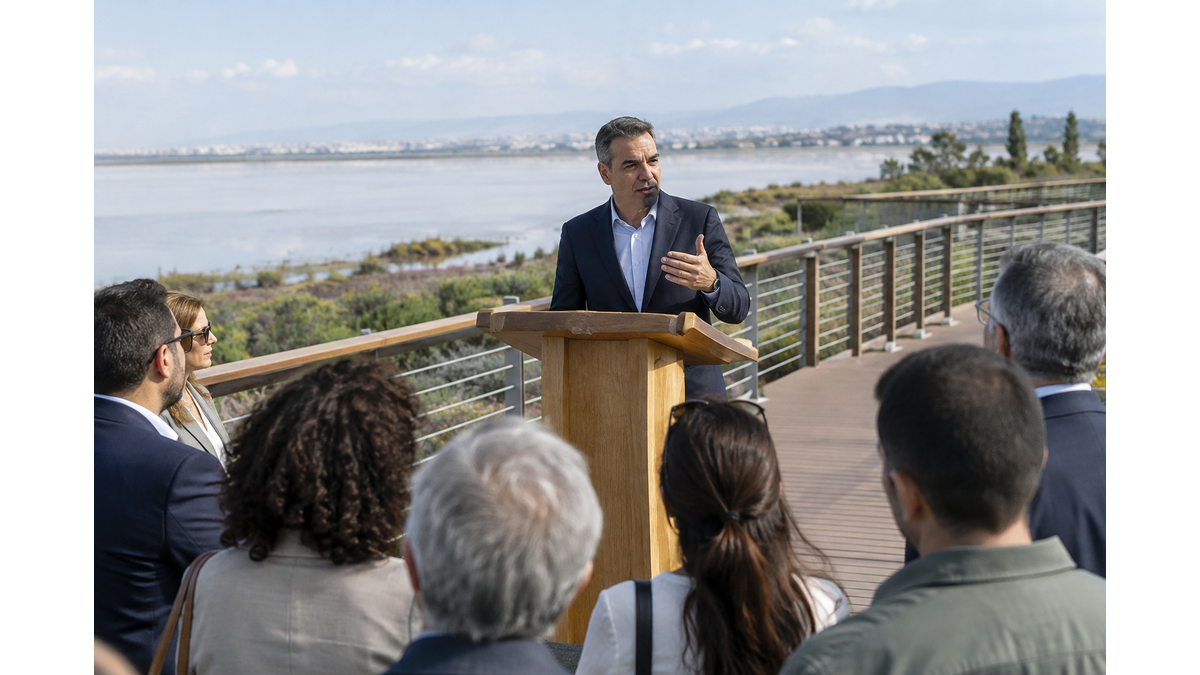 Министр сельского хозяйства открыл реконструированный парк Паттихио в Ларнаке