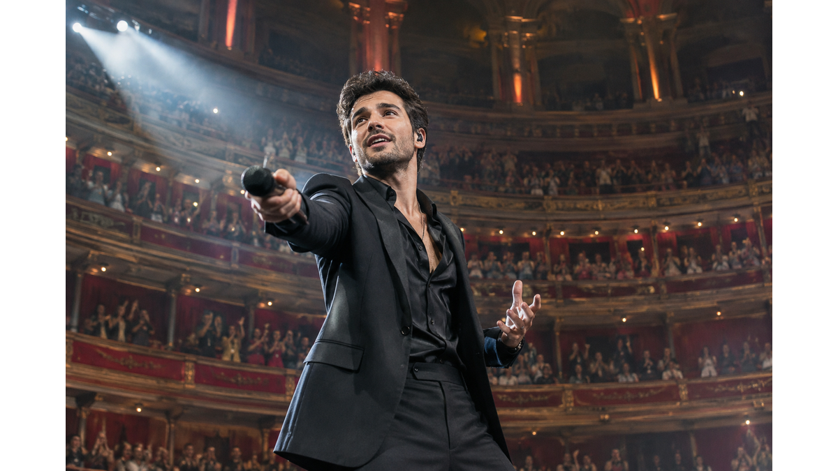 Konstantinos Argyros performs at London's Royal Albert Hall